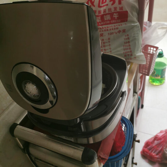 美的(Midea)电饭煲电饭锅4L智能预约电饭煲气动涡轮防溢金属机身圆灶釜内胆家用多功能电饭煲MB-WFS4037 晒单图