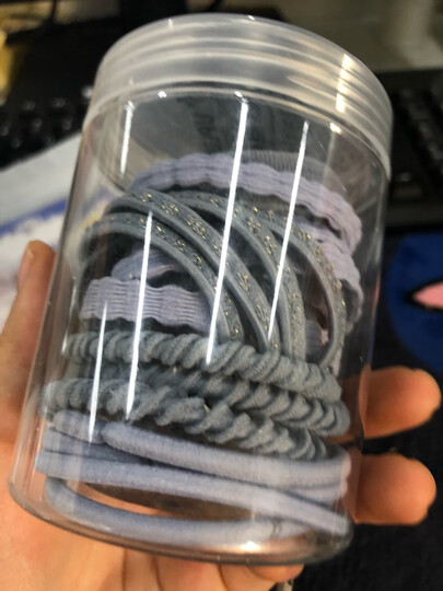 优家(UPLUS)小清新简约个性头绳马尾皮筋20根(发带 发圈 头饰 扎头发 橡皮筋 弹力绳) 晒单图