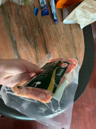 荷美尔(Hormel)招牌匠心生熏腹肉培根120g/袋 冷冻培根片早餐火锅西餐烧烤食材(2件起售) 晒单图