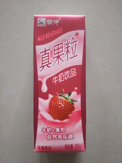 蒙牛真果粒牛奶饮品（草莓+芦荟+椰果+桃果粒）250g*24盒 晒单图