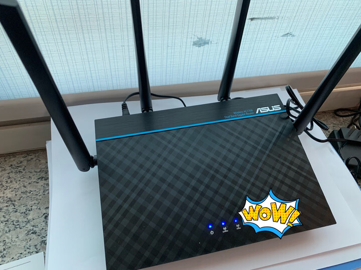 华硕(ASUS)RT-AC1200GU高速路由/5G无线路由器/穿墙利器【家用全千兆|双频1200M】 晒单图