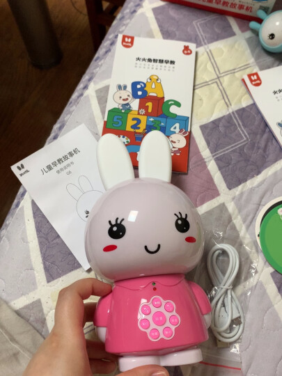 火火兔早教机器人0-3岁-6岁故事机婴幼儿童玩具男孩女孩宝宝礼物G6系列 （款式2）0-3岁G6粉色经典款（8G） 晒单图