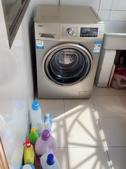 海尔(Haier) 10KG全自动BLDC变频滚筒洗衣机 EG10014B39GU1 晒单图
