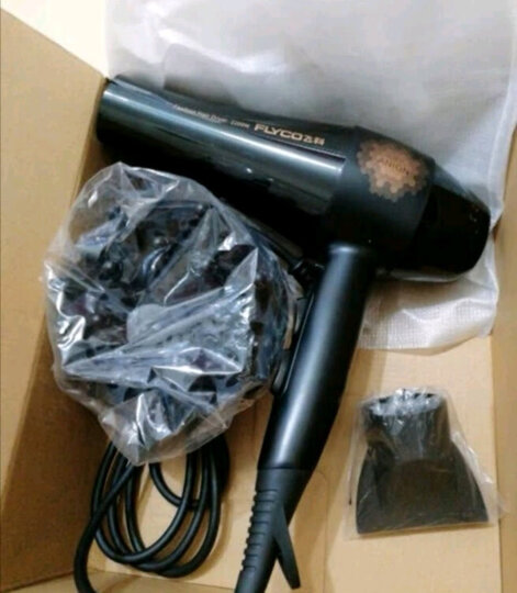 飞科(FLYCO)发廊专业电吹风机FH6105大功率吹风筒负离子 2200W 晒单图