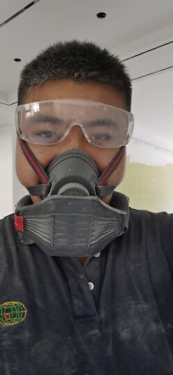 霍尼韦尔（Honeywell）硅胶防尘面具 防粉尘PM2.5 工业打磨防护面具 7200套装+5片滤棉 晒单图