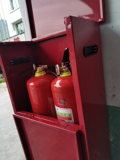 神龙灭火器呼吸器组合箱消防箱 可放5公斤灭火器2具呼吸器2个 SLZHC型 晒单图