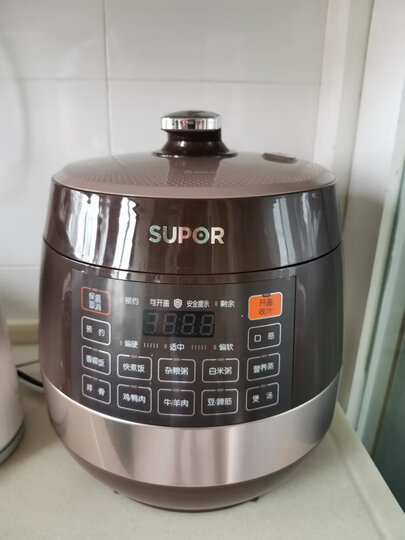 苏泊尔(SUPOR)电压力锅 聚能球釜 精控火候 多段调压 CYSB50FCW20QJ-100 5L高压锅 晒单图
