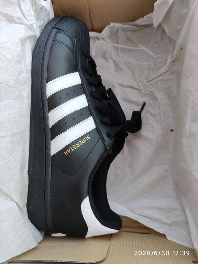 阿迪达斯官网adidas 三叶草SUPERSTAR FOUNDATION男女鞋经典运动鞋B27140 如图 41 晒单图
