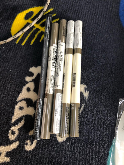爱丽小屋(ERISE HOUSE)【专卖店】双头自动带刷眉笔防水防汗不脱色自然持久初学 眉笔6#黑色 晒单图
