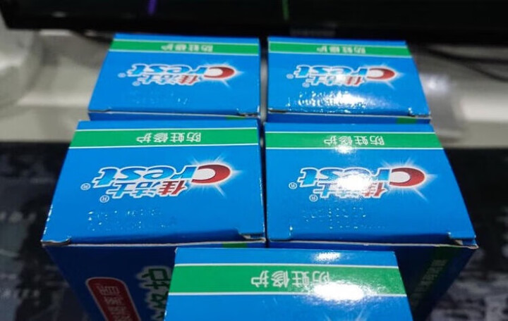 佳洁士(Crest)3D炫白双效牙膏180g6支装鹿晗定制装(新老包装随机发货) 晒单图