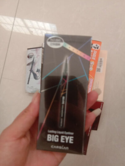卡姿兰(Carslan)大眼睛持久液体眼线笔 (防水不晕染眼线液笔 防汗不易脱色)2ml 新老包装随机发 晒单图