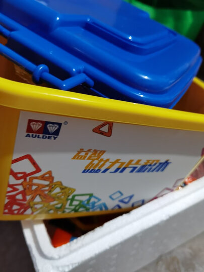 奥迪双钻(AULDEY)超级飞侠磁力片-132件(老包装) DS710907 儿童玩具 男孩女孩生日礼物 晒单图