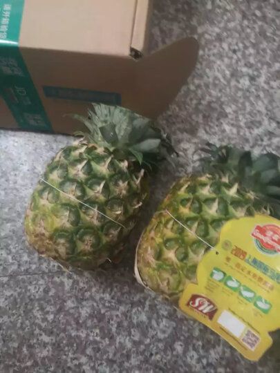 佳农 菲律宾菠萝 礼盒装 2个装大果 进口水果礼盒 生鲜菠萝水果 晒单图