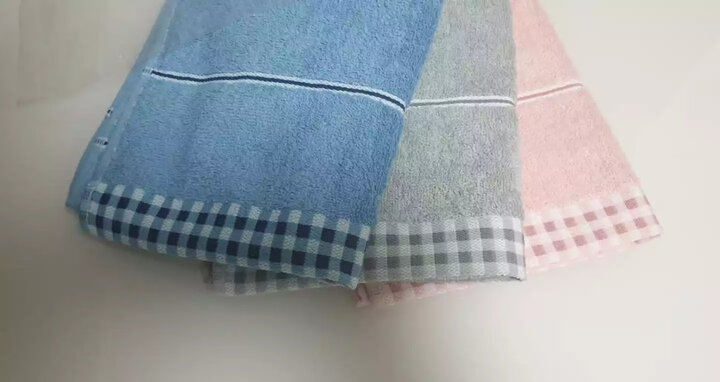 亚光 毛巾 纯棉色织吸水毛巾 全棉家用擦脸巾 洁面巾 咖啡时光 4条装 咖啡/深蓝 34*72cm/条 晒单图