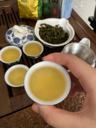 喜味香台湾高山茶梨山高冷茶冻顶乌龙茶清香花香回甘可冷泡阿里山杉林溪 梨山高山茶 150g * 1罐 晒单图