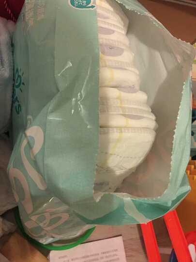 帮宝适一级帮拉拉裤M58片(6-11kg))中码裤型纸尿裤尿不湿轻薄透气 晒单图
