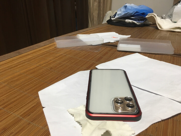 【3片装】朗客 iphone6splus/6plus钢化膜 苹果6splus/6 plus手机膜抗蓝光软边全屏覆盖高清手机贴膜【白色】 晒单图