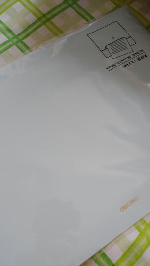 得力(deli)乐素系列A4文件袋 公文包/资料袋 加厚款PP按扣文件袋 水晶蓝 晒单图