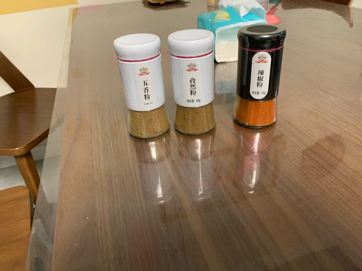 吉得利 白胡椒粉 60g 玻璃瓶装 胡辣汤熬汤调味品 烧烤调味料研磨香料 晒单图
