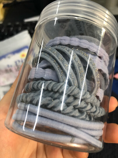 优家(UPLUS)小清新简约个性头绳马尾皮筋20根(发带 发圈 头饰 扎头发 橡皮筋 弹力绳) 晒单图