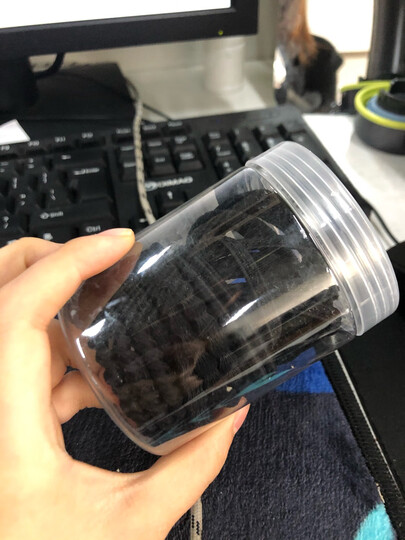 优家(UPLUS)糖果色尼龙发圈发绳头绳30个(赠同款6个 无接缝高弹力橡皮筋扎头发发绳 皮筋发带头饰) 晒单图