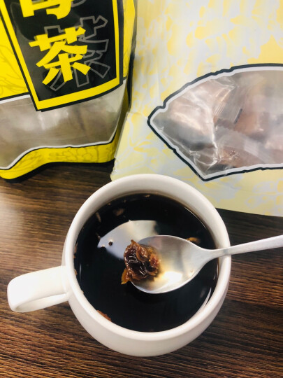 黑金传奇台湾进口黑糖姜母茶红枣桂圆大姨妈红糖姜枣茶经期姜茶月经送女友 四合一小粒装 1袋 晒单图