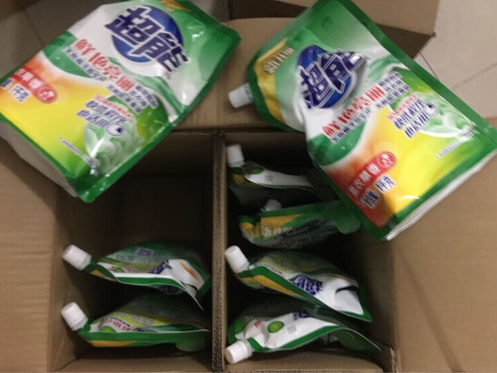 超能11斤套装:双离子洗衣液(焕彩新生)1.5kg+500g*8 整箱装 天然椰油 温和无刺激 护色 晒单图