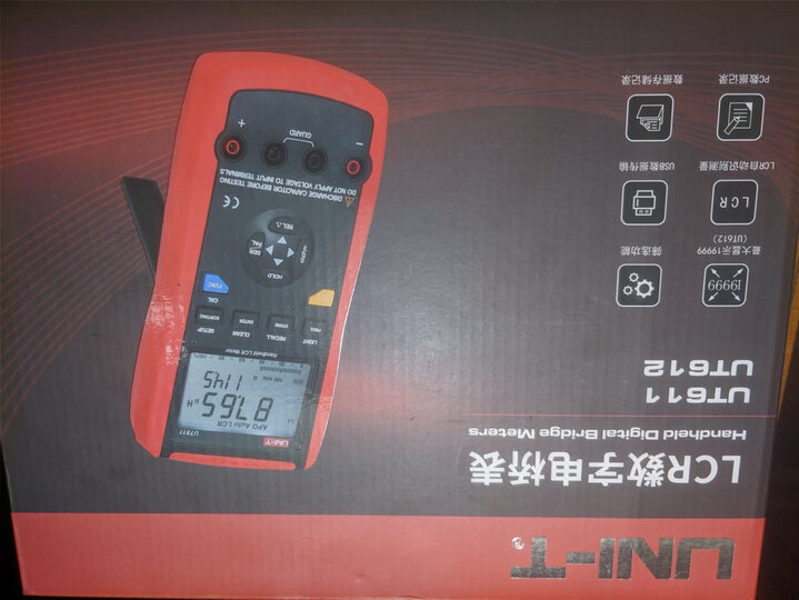 优利德（UNI-T）UT612 LCR数字电桥表 电阻电容电感表 晒单图