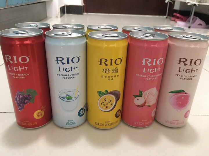 锐澳(RIO)洋酒 预调 鸡尾酒 果酒 本味 5度 275ml*6瓶 (4种口味) 晒单图