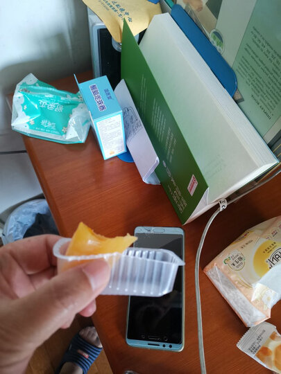 百草味 台式点心饼干糕点休闲零食特产糯米滋手撕面包 芒果味夹心麻薯210g/袋 晒单图
