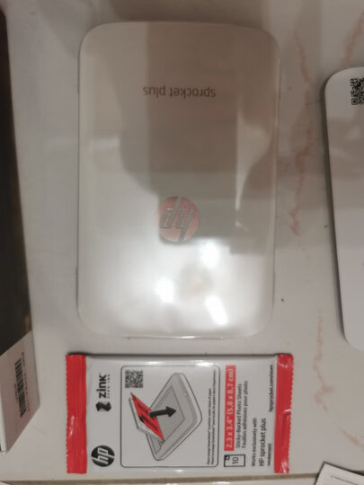 惠普(HP)小印Sprocket 100(白) 手机口袋照片打印机 年会礼品 圣诞节日礼物 蓝牙连接 手账 晒单图