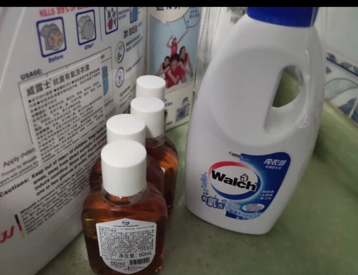 威露士抗菌有氧洗衣液超值组合 除菌除螨(2.25Lx1和1Lx1+内衣净280gx2+消毒液60mlx3+柔顺剂50mlx2) 晒单图