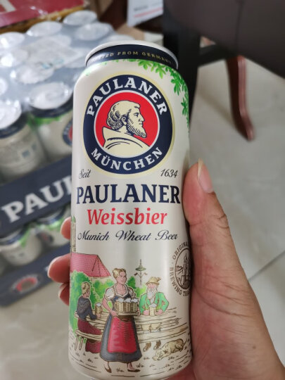 保拉纳（Paulaner）德国原装进口慕尼黑Paulaner保拉纳柏龙啤酒 500mL 24罐 小麦白啤【新日期】 晒单图