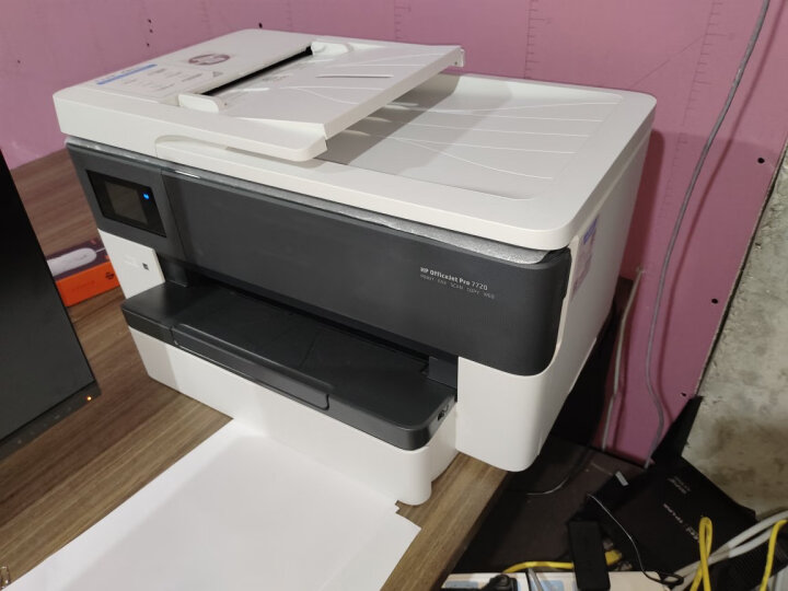 惠普（HP） 打印机 7720/7730/7740 a3彩色喷墨复印扫描一体机无线家用办公 7720 打印A3/A4|复印扫描传真A4 标配 晒单图