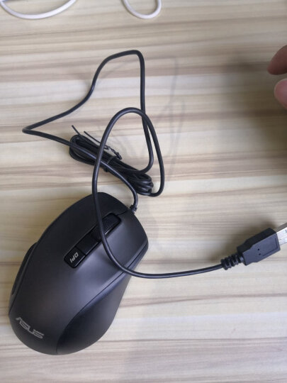 华硕 UX300 有线鼠标 办公鼠标 家用鼠标 右手鼠标 笔记本台式机鼠标 黑色 晒单图