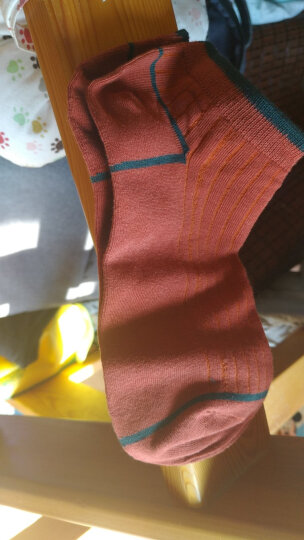 浪莎袜子 5双装男士商务运动棉袜休闲中筒短袜混色 均码 晒单图
