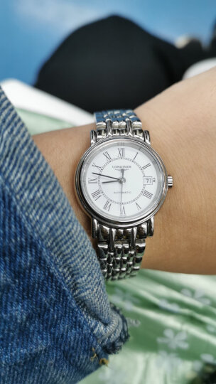 浪琴（LONGINES）瑞士手表 时尚系列 机械钢带女表 对表 L43214116 晒单图