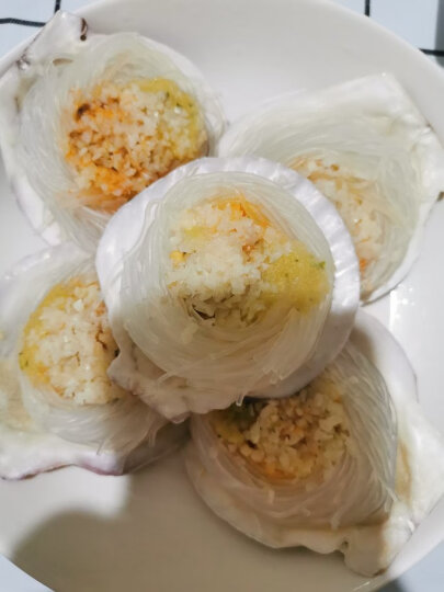 沃派 冷冻蒜蓉粉丝扇贝 虾夷扇贝 烧烤食材 4袋24只 共800g 生鲜水产 夜宵聚餐佳品 晒单图