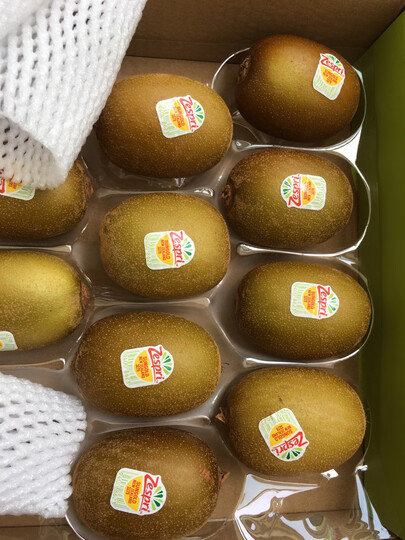 Zespri佳沛 新西兰阳光金奇异果 特大25-27个原箱装 单果重约124-145g 生鲜自营水果礼盒 晒单图