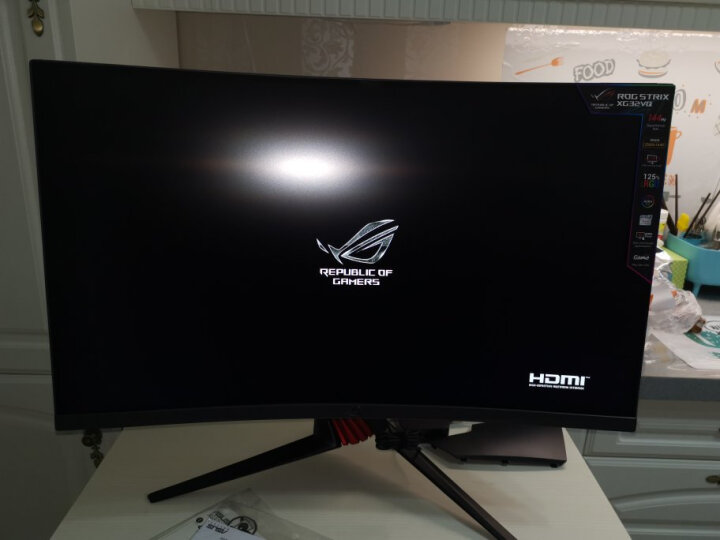 华硕 ROG玩家国度 XG32VQ 31.5英寸 1800R曲面显示屏 2K显示器 144HZ显示器 电脑显示器  电竞液晶显示器 晒单图