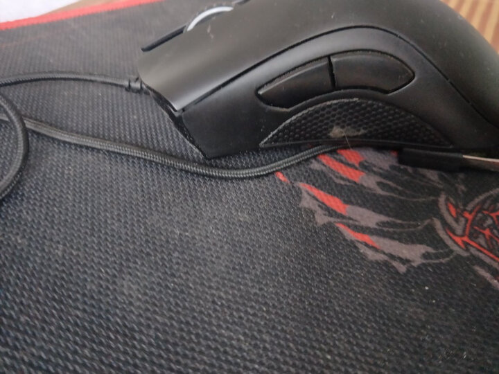 雷蛇(Razer)蝰蛇游戏鼠标 DeathAdder 左手标准版 黑色 电竞鼠标 左手鼠标 吃鸡鼠标 晒单图
