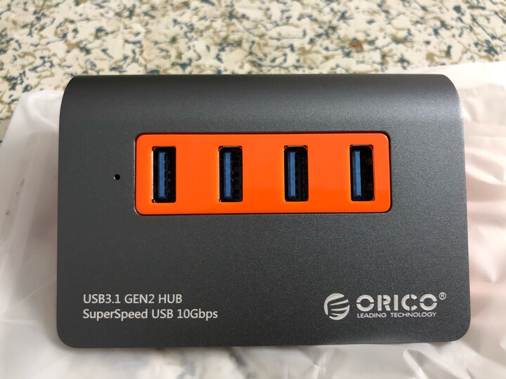 奥睿科(ORICO)Type-c扩展坞转高清HDMI/千兆网口/USB3.0分线器集线器 USB转RJ45网线接口 SDB1 黑色 晒单图