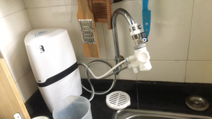 艾可丽（AQUAKLEEN ）台式净水器家用直饮无桶不插电自来水过滤器 赫柏系列 晒单图