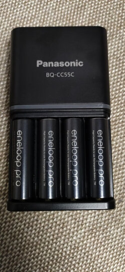爱乐普（eneloop）充电电池5号4节高容量镍氢适用相机闪光灯玩具3HCCA/4BW无充电器 晒单图