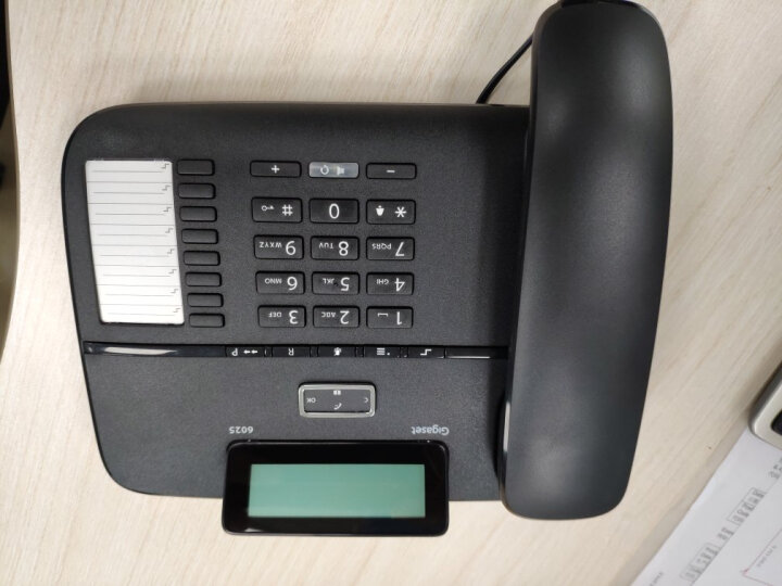 集怡嘉(Gigaset)原西门子品牌 电话机座机 固定电话 办公家用 黑白名单 耳麦接口 6025黑色 晒单图