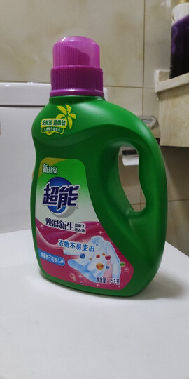 超能 植翠低泡洗衣液(鲜艳亮丽)2kg/袋装 天然椰油 低泡易漂(新老包装随机发货) 晒单图