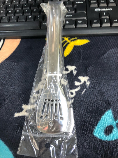 欧橡OAK 不锈钢多功能食品夹取物夹子牛排夹烧烤馒头面包糕点食物夹工具 C019 晒单图