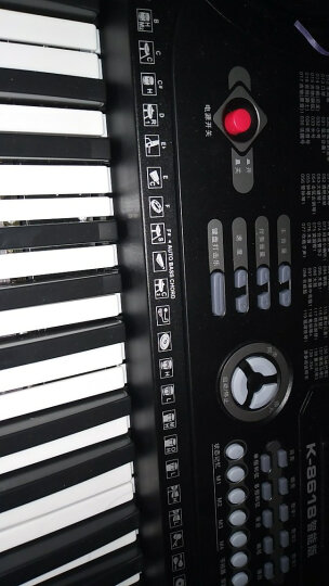 美科（MEIRKERGR）MK-975（智能版） 亮灯跟弹61键钢琴键多功能智能电子琴乐器 连接U盘手机pad 晒单图