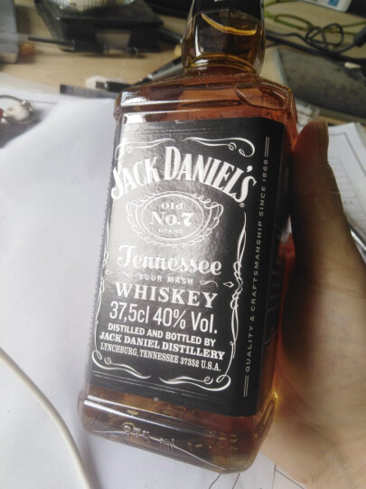 杰克丹尼（Jack Daniel's）美国 田纳西州 调和型 威士忌 进口洋酒 375ml 晒单图