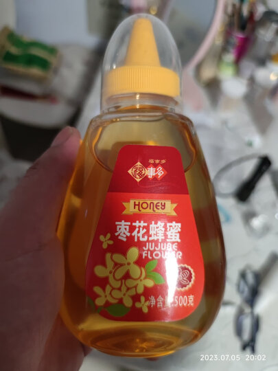 福事多枣花蜂蜜500g 瓶装液态蜜 蜂蜜 送礼礼品早餐牛奶麦片代餐伴侣 晒单图